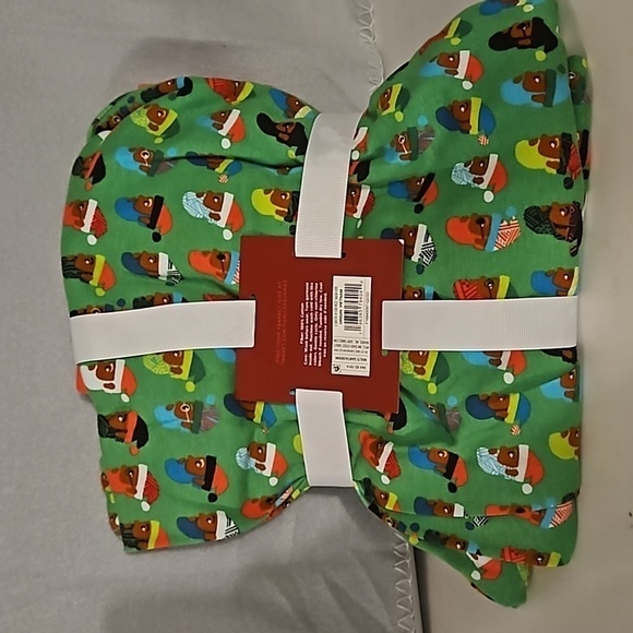 Men's Wonder Shop Holiday  2Piece Pajamas Set sz XL  Green & Red NWT - Picture 2 of 5